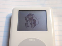 Tux on my/Rory's iPod